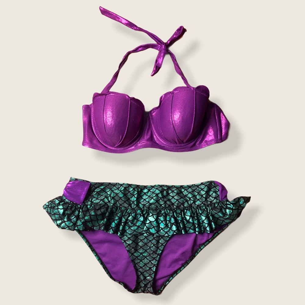 Disney/hot topic mermaid swimsuit XL
